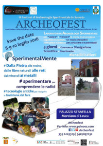 Locandina archeofest 2016
