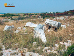 Tumulo funerario in località La Cabina - Palicelli (Salve). Foto di N. Febbraro