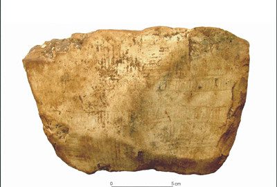 OGGETTO D’ARTE MOBILIARE DEL PALEOLITICO SUPERIORE FINALE DAL RIPARO POZZICHE DI SALVE (LECCE)